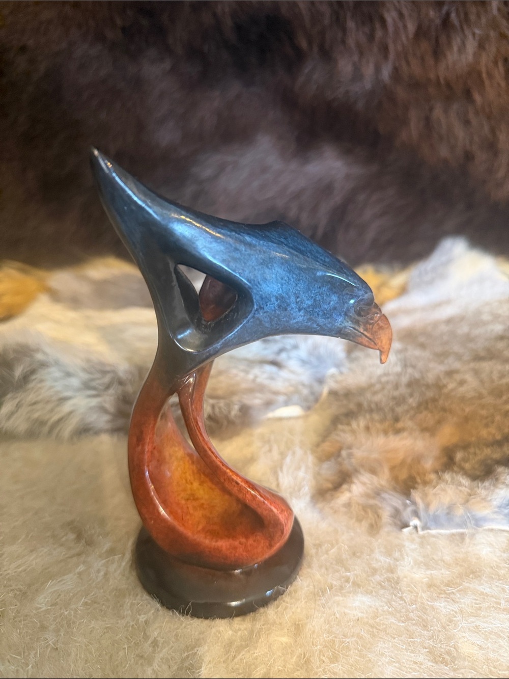 Imago Eagle Sculpture by Stephen Herrero 2007 Supernal (BK3) - Picture 3 of 4